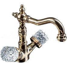 Boheme Смеситель для раковины Crystal, высокий, бронза\кристаллы 312-CRST