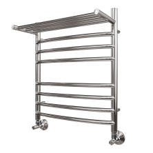 Полотенцесушитель водяной Point 500х600 Альфа П7 с полкой, хром PN05156SP