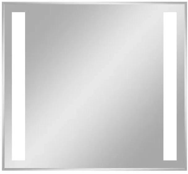 Приобрести continent зеркало с подсветкой премьер люкс 75х68 см, белое