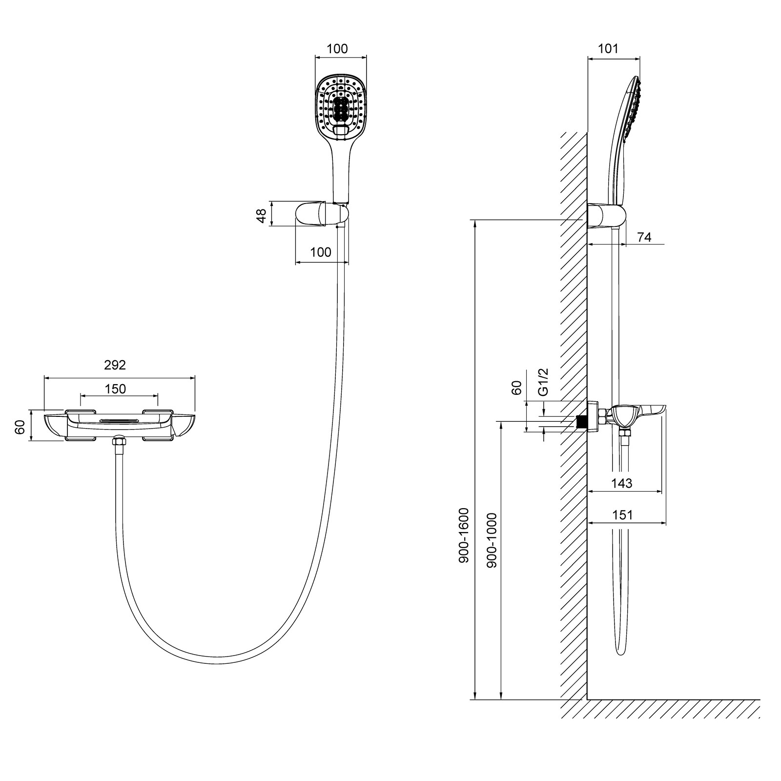Приобрести смеситель для ванны с душем timo helmi 4024/00-16y хром-белый