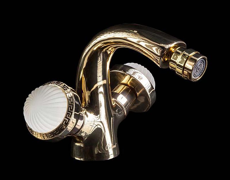 Приобрести boheme смеситель для биде satine, золото 296-st