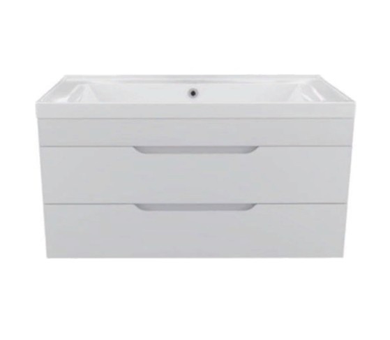 Приобрести mirsant тумба подвесная soho quadro 100\2 100 см с раковиной deep-100 ут000086058