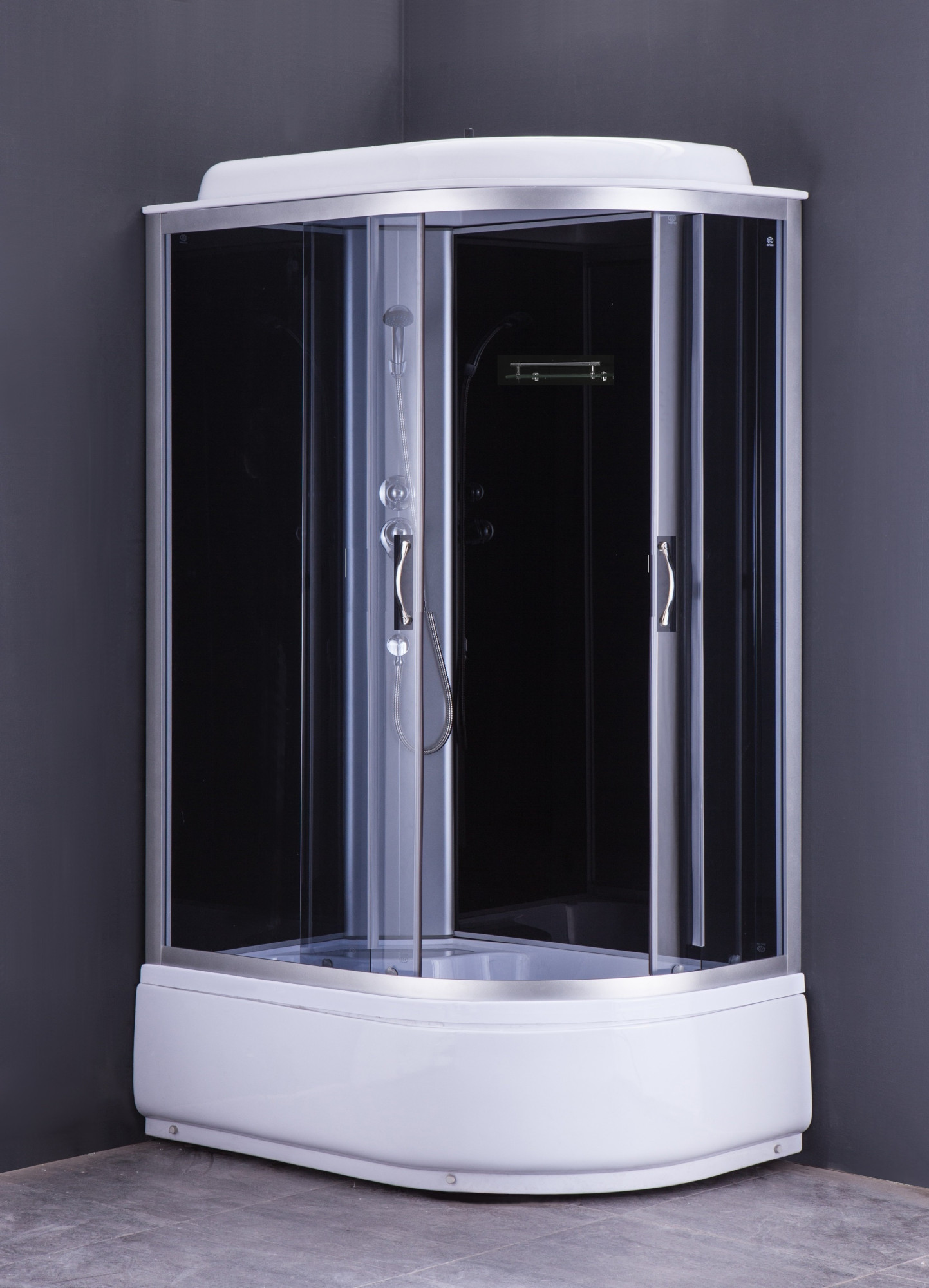 Приобрести loranto душевая кабина 120х80х215, поддон 40 см (cs-66120l g)