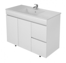 Mirsant Тумба напольная Next 100 см с раковиной Premier 100, УТ000021369