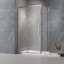 Veconi Душевое ограждение Rovigo 80х120 см, хром, прозрачное RV034-12080-01-C7