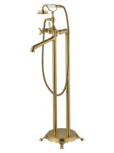 Смесители напольные для ванн и раковин WONZON & WOGHAND RETRO, Брашированное золото (WW-88649020-BG)