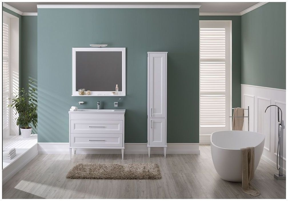 Приобрести aquanet пенал бостон 36 см, l белый матовый