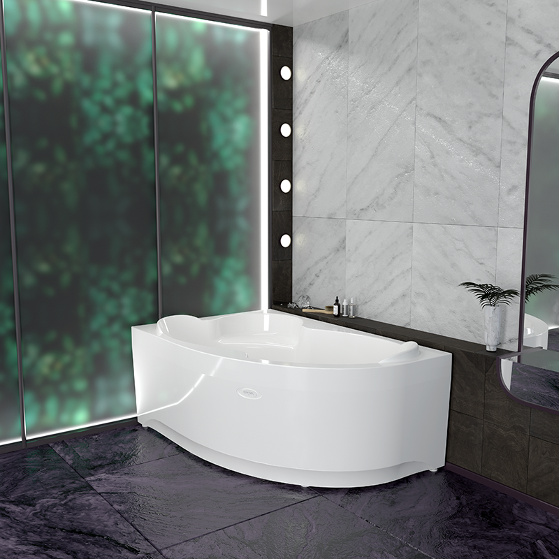 Приобрести ванна радомир ирма 169х110 см r ( комплект каркас)