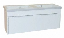 Azario Тумба подвесная с раковиной Sicilia 120 см, белый, CS00061147