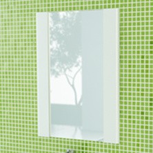 Сomforty Зеркало "Флоренция-60" белый глянец