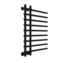 Veconi Полотенцесушитель водяной Tufo 50х80 см, черный T801050B