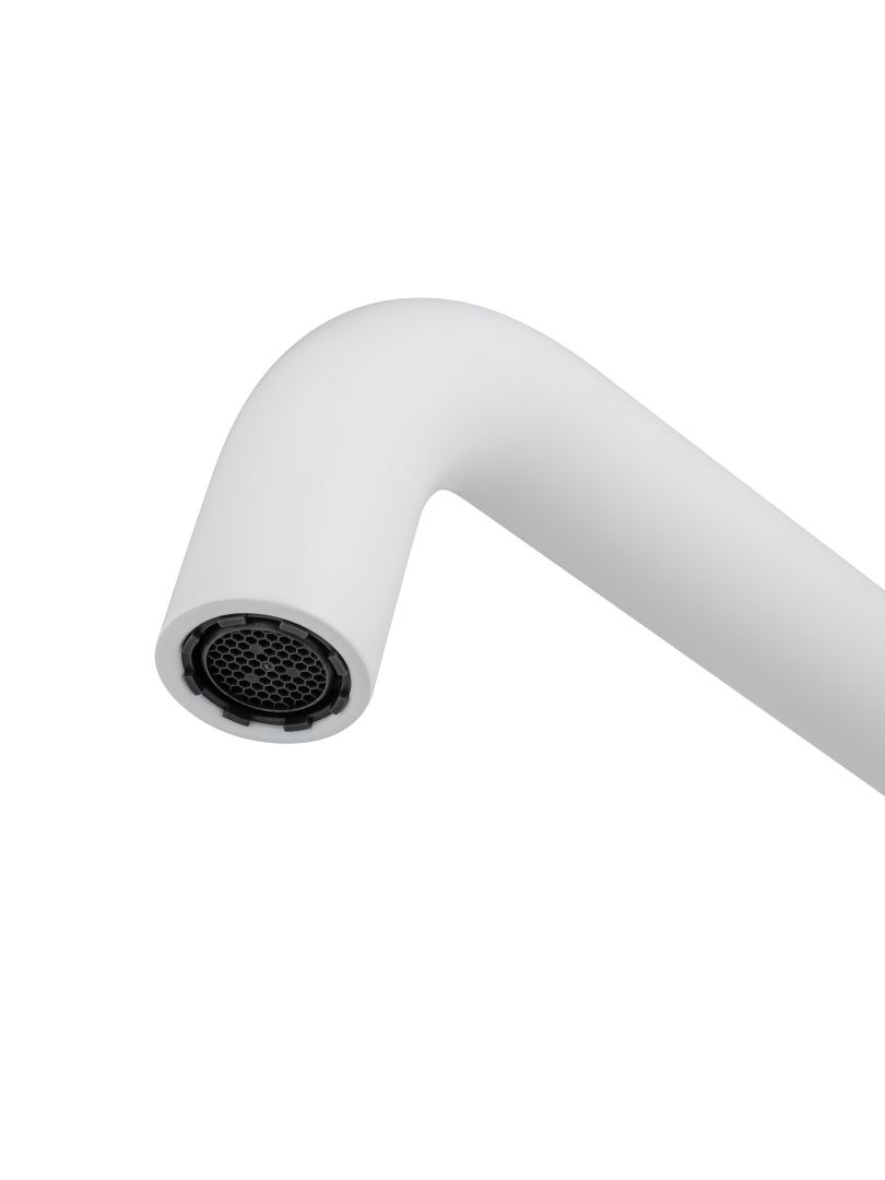 Приобрести смеситель для раковины встраиваемый wonzon & woghand stick, белый матовый (ww-88869017-mw)