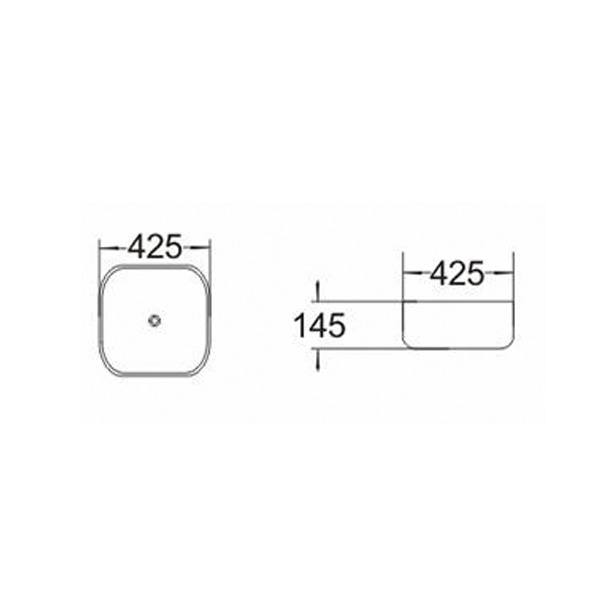 Приобрести comforty раковина 78106 42х42 см, белая