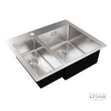 Oulin Кухонная мойка 61х50 см, сатин Oulin OL-FTR202R