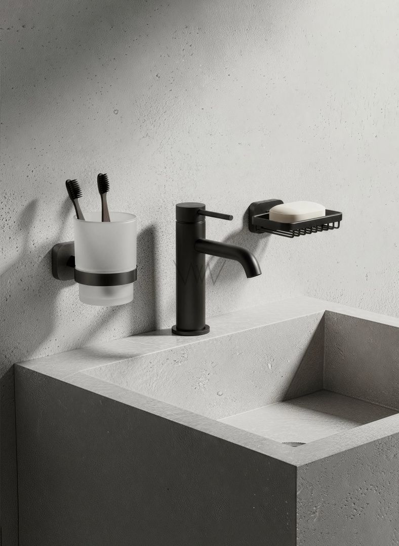 Приобрести смеситель для раковины wonzon & woghand stick, черный матовый (ww-88139017-mb)