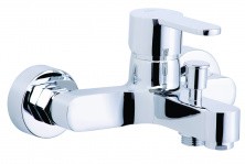 Смеситель для ванны Azario TEVIS с коротким изливом, хром AZ-15490501