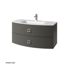 Caprigo Тумба с раковиной LEGATO 100 см, графит