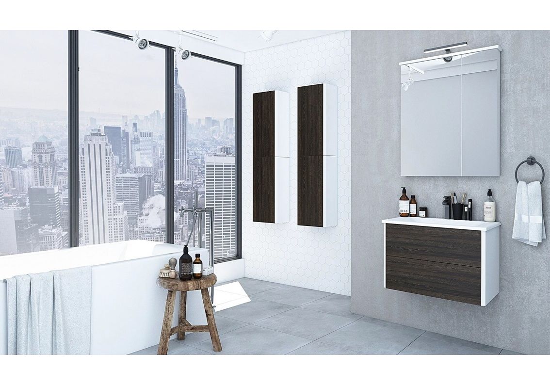 Приобрести зеркало шкаф акватон брук 60 см, 1a200502bc010