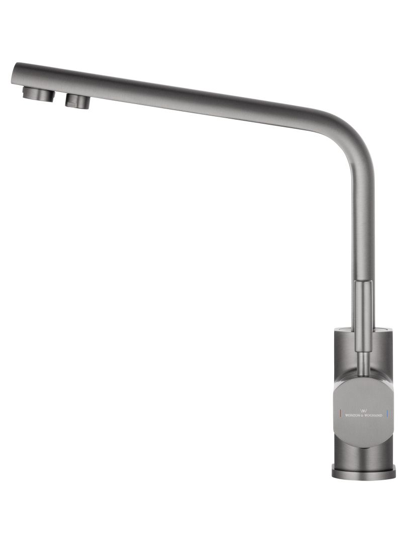 Приобрести смеситель для кухни с подключением фильтра wonzon & woghand, темный графит (ww-88458003-bgm)