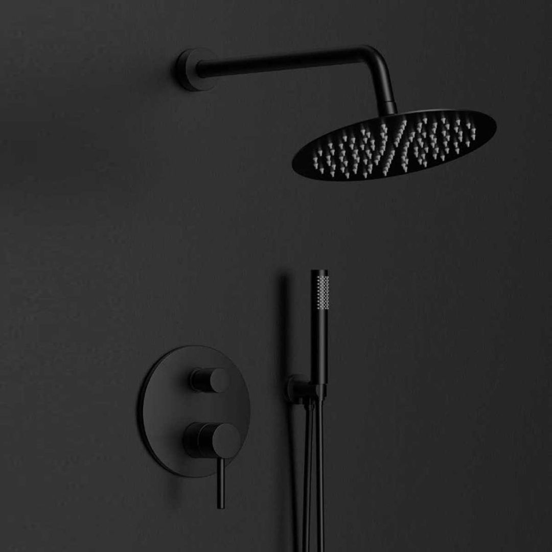 Приобрести vincea встраиваемая душевая система desire, черная матовая vsfw-1d1mb