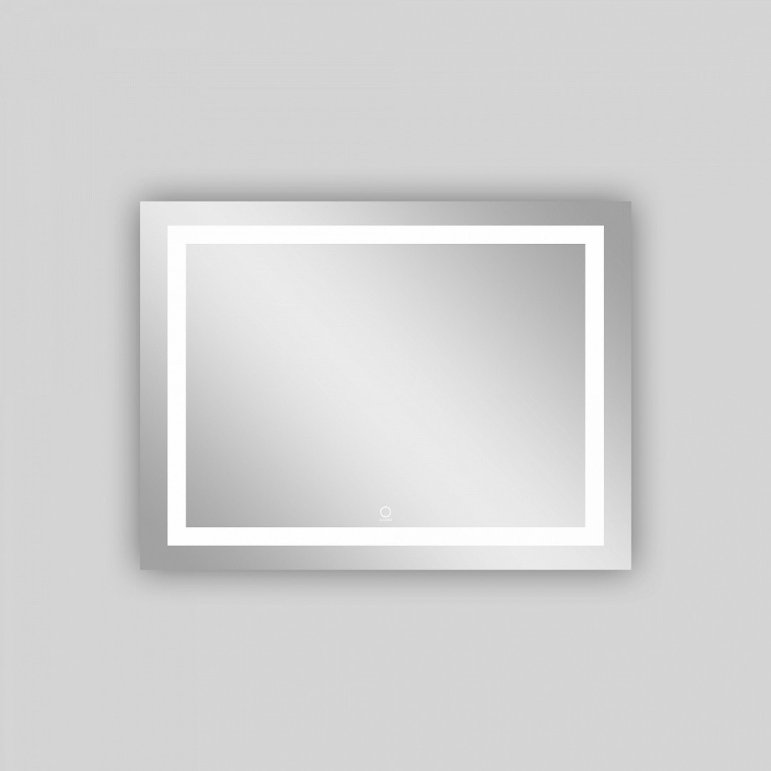 Приобрести azario зеркало 100х70 см, белый, сенсорный выключатель, диммер, az-z-047cs