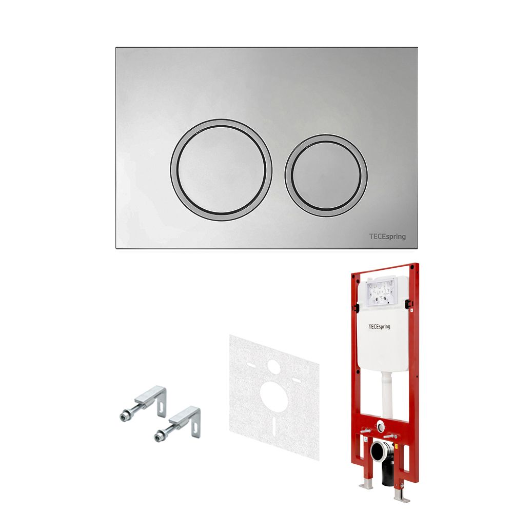 Приобрести tece инсталляция с подвесным унитазом биде 3в1 spring r, многофункциональный s955799