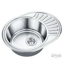 Emar Кухонная мойка 57х47 см, хром EMAR 5745