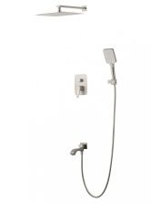 Душевая система встраиваемая WONZON & WOGHAND FLEX, Брашированный никель (WW-88939072-BN)