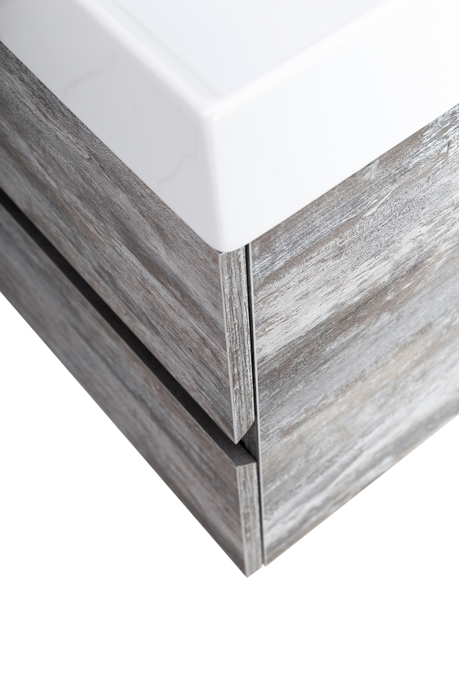 Приобрести cezares тумба подвесная с раковиной molveno 46 120 см legno grigio, серая molveno 46-120-2c-so-2-lg