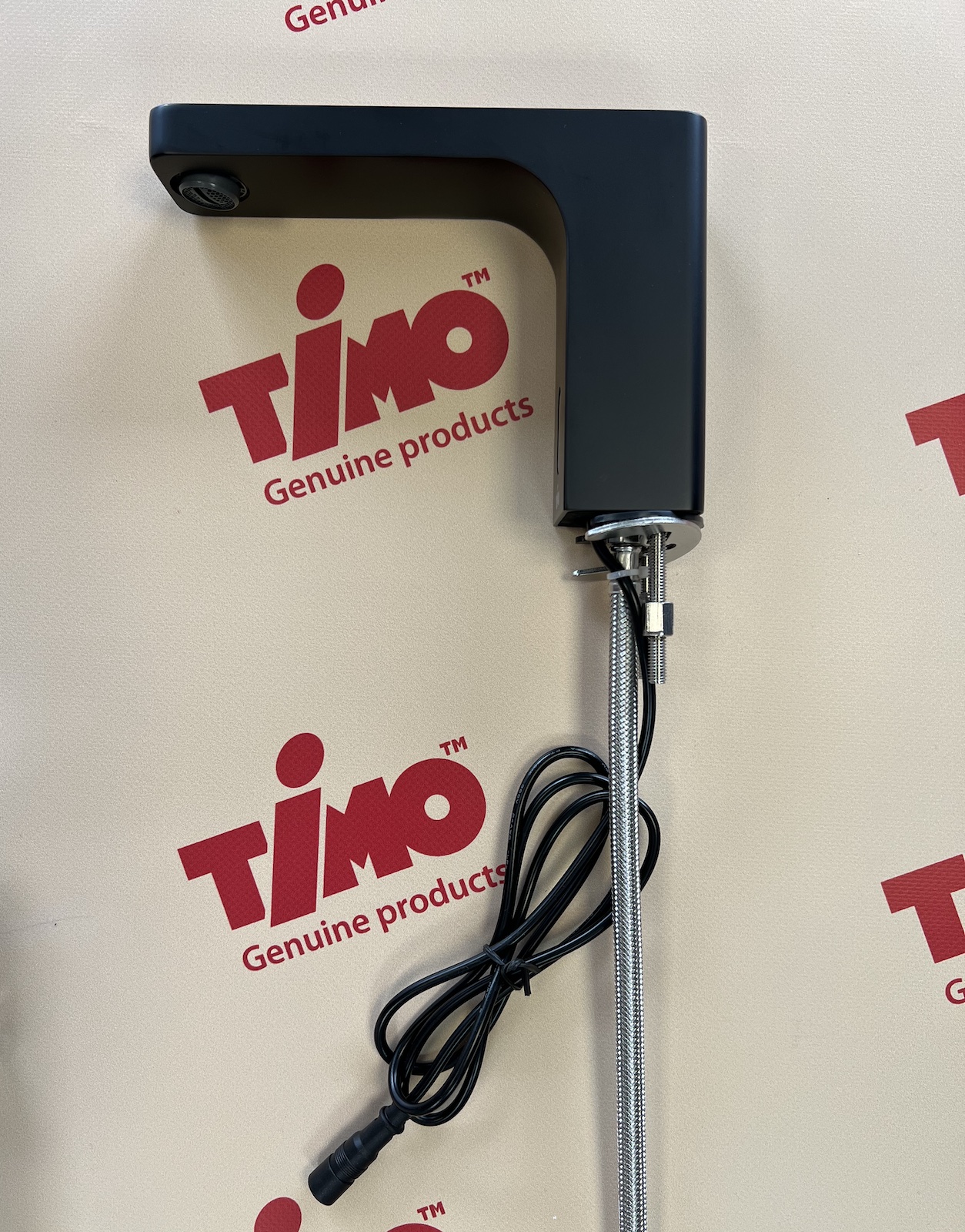 Приобрести смеситель для раковины сенсорный timo torne 4313/03f черный