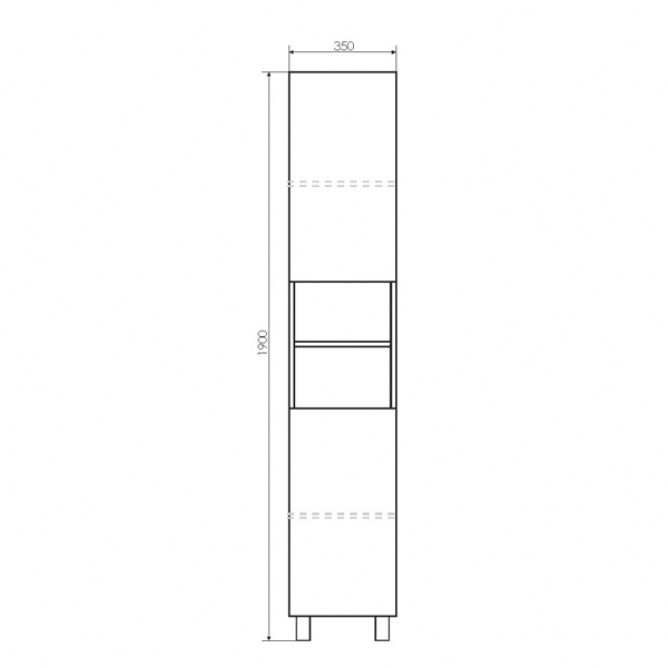 Приобрести сomforty пенал "верона-35-н", дуб белый