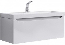 Тумба подвесная с раковиной Aqwella Verona 100 см Ver.01.10/W