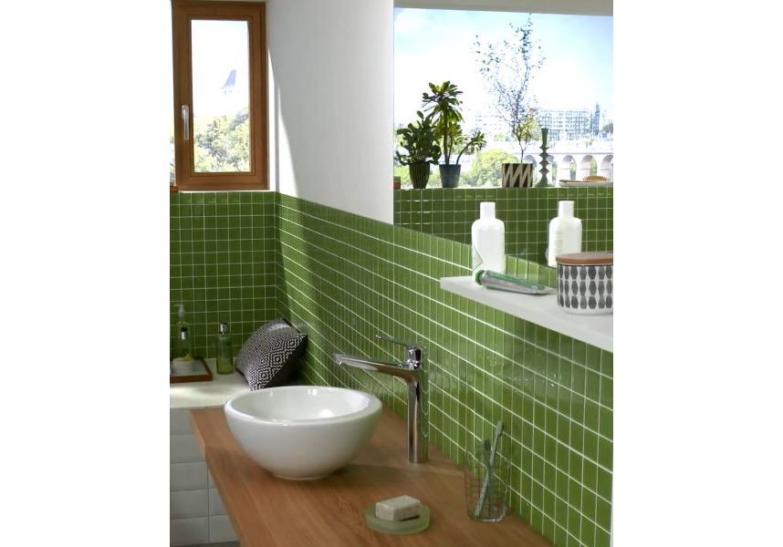 Приобрести 71123000 novus однорычажный смеситель для раковины 230, со сливным гарнитуром, хром