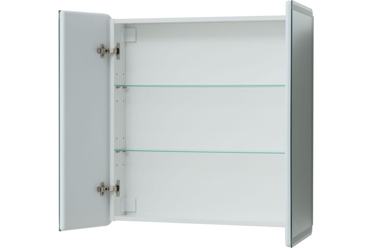 Приобрести aquanet зеркальный шкаф оптима 70 см, с led подсветкой