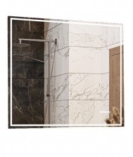 Зеркало Velvex Klaufs Media 80 см c антизапотеванием, Bluetooth, подсветка, сенсорное управление, zkKLA.me.80.al