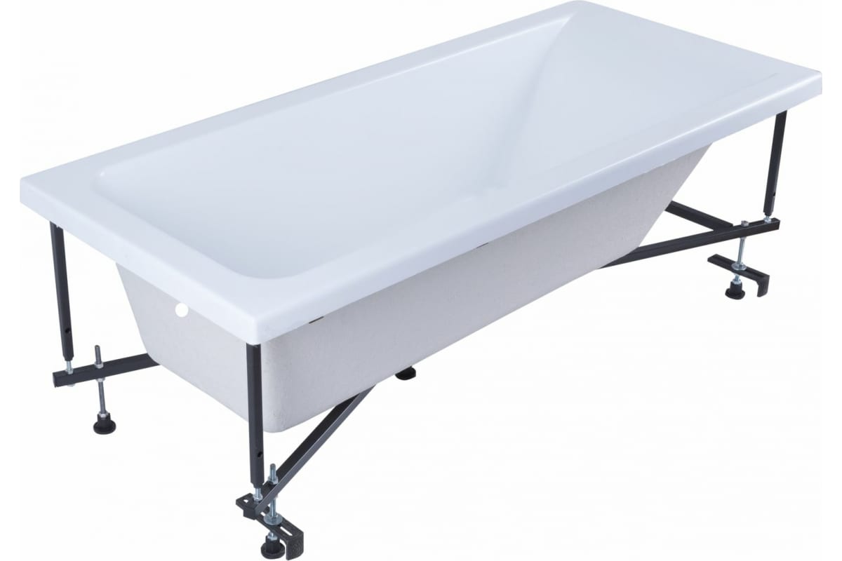 Приобрести aquanet акриловая ванна bright 175x75 см, белая