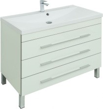 Aquanet Тумба с раковиной Верона 100 см, белая 00287663