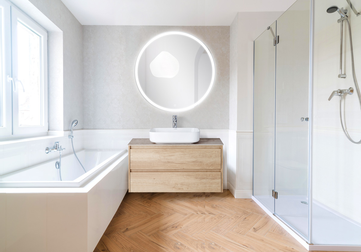 Приобрести belbagno зеркало 100х100 см spc-rng-1000-led-tch