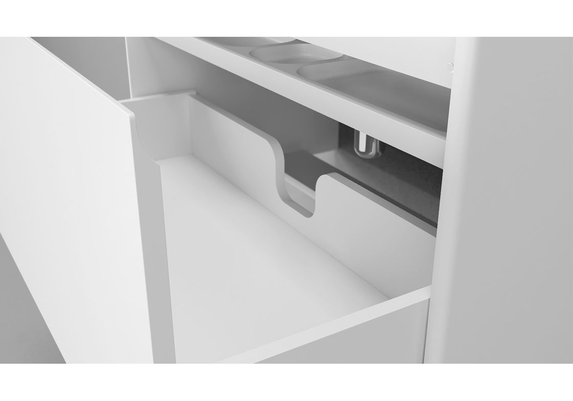 Приобрести тумба подвесная с раковиной velvex klaufs 70 см tpkla.70.1y-616.216, белый