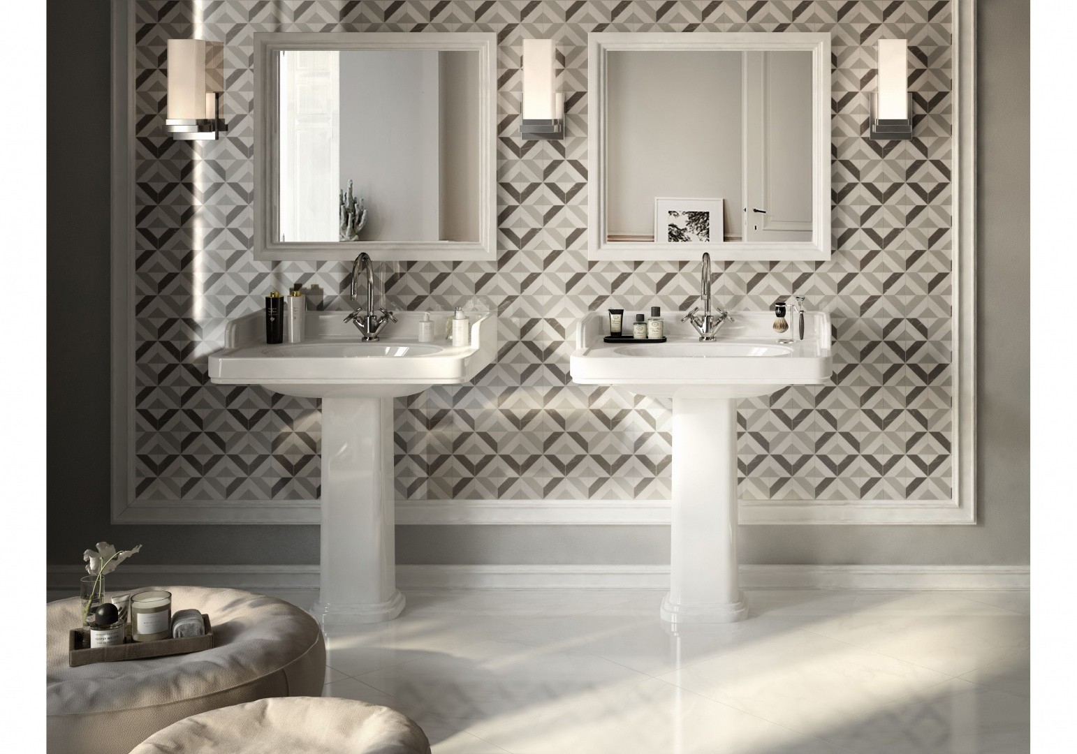 Приобрести раковина c пьедесталом kerama marazzi pompei 80 см