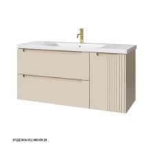Caprigo Тумба с раковиной TERMIN-Smalty META 120 см, правая, кремовая, эмаль