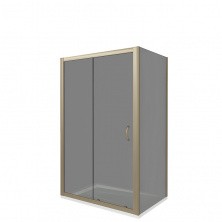Душевое ограждение Bas Jazze 120x90 см. бронза/тонированное SP-90-B-BR