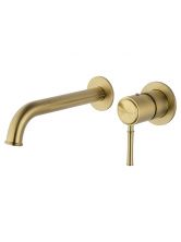 Смеситель для раковины встраиваемый WONZON & WOGHAND TOR, Брашированное золото (WW-88869073-BG)