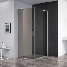 CEZARES Душевое ограждение SLIDER 90х100см SLIDER-AH-2-90/100-100/110-BR-Cr