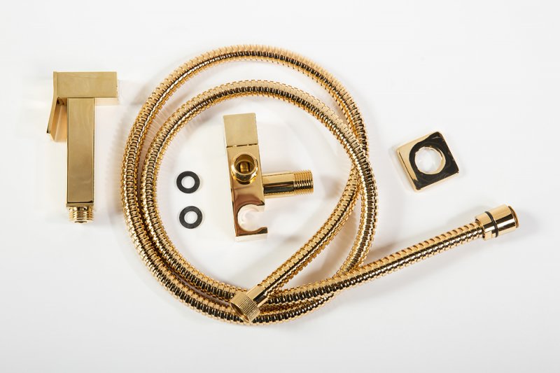 Приобрести cezares смеситель с гигиеническим душем czr-l-dif-03/24, золото