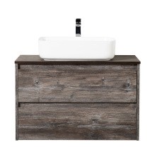 BelBagno Тумба со столешницей KRAFT 100 см, подвесная Pino Pasadena