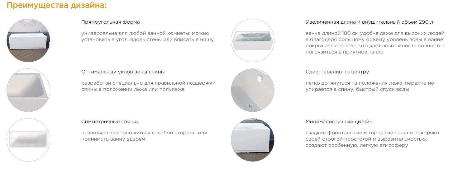 Приобрести акриловая ванна радомир прованс 180x80 см ( комплект каркас и слив )