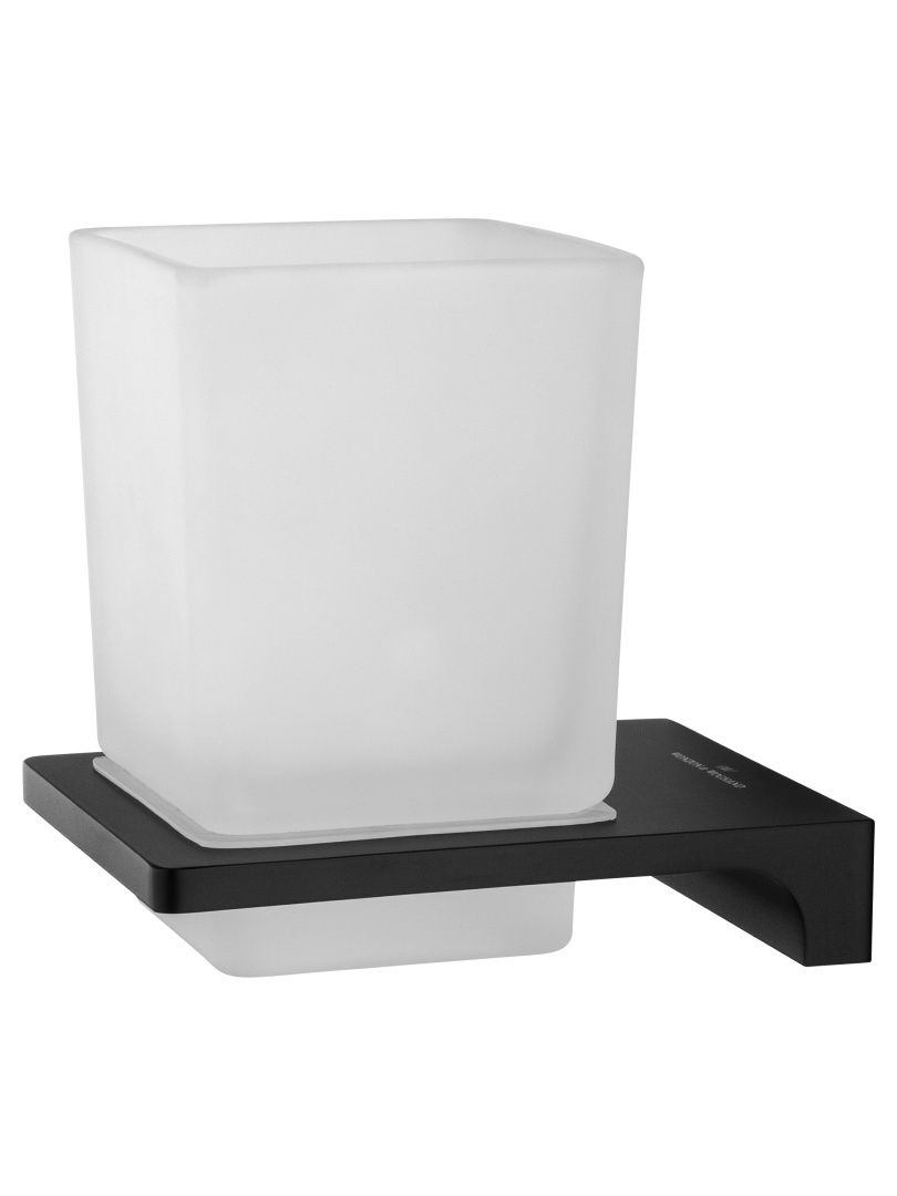 Приобрести стакан для зубных щеток с держателем wonzon & woghand eclipse, черный (ww-9121-bl)