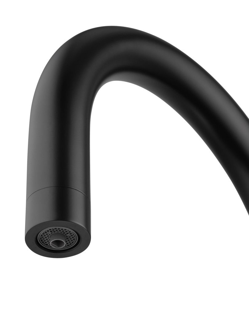 Приобрести смеситель для кухни c подключением фильтра wonzon & woghand, черный матовый (ww-3211-mb)