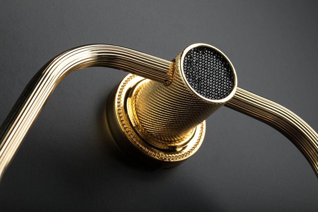 Приобрести boheme полотенцедержатель royale cristal, золото\черный 10925-g-b